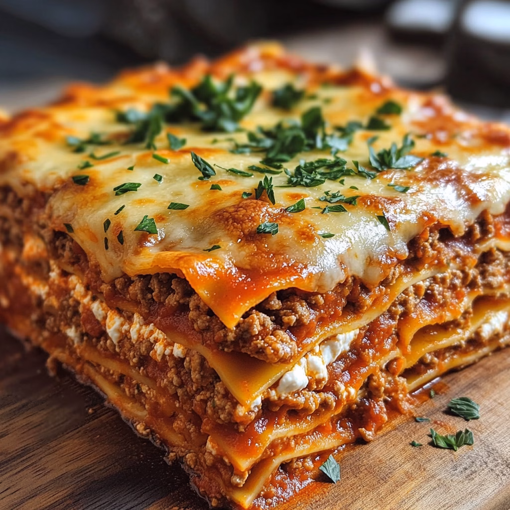 Discover the ease of making your own Easy Homemade Lasagna! This delicious recipe layers tender pasta, savory meat, and rich cheese, making it the perfect comfort food for any occasion. It's quick to prepare and sure to please the whole family. Don’t miss out—save this pin and try this tasty dish tonight!