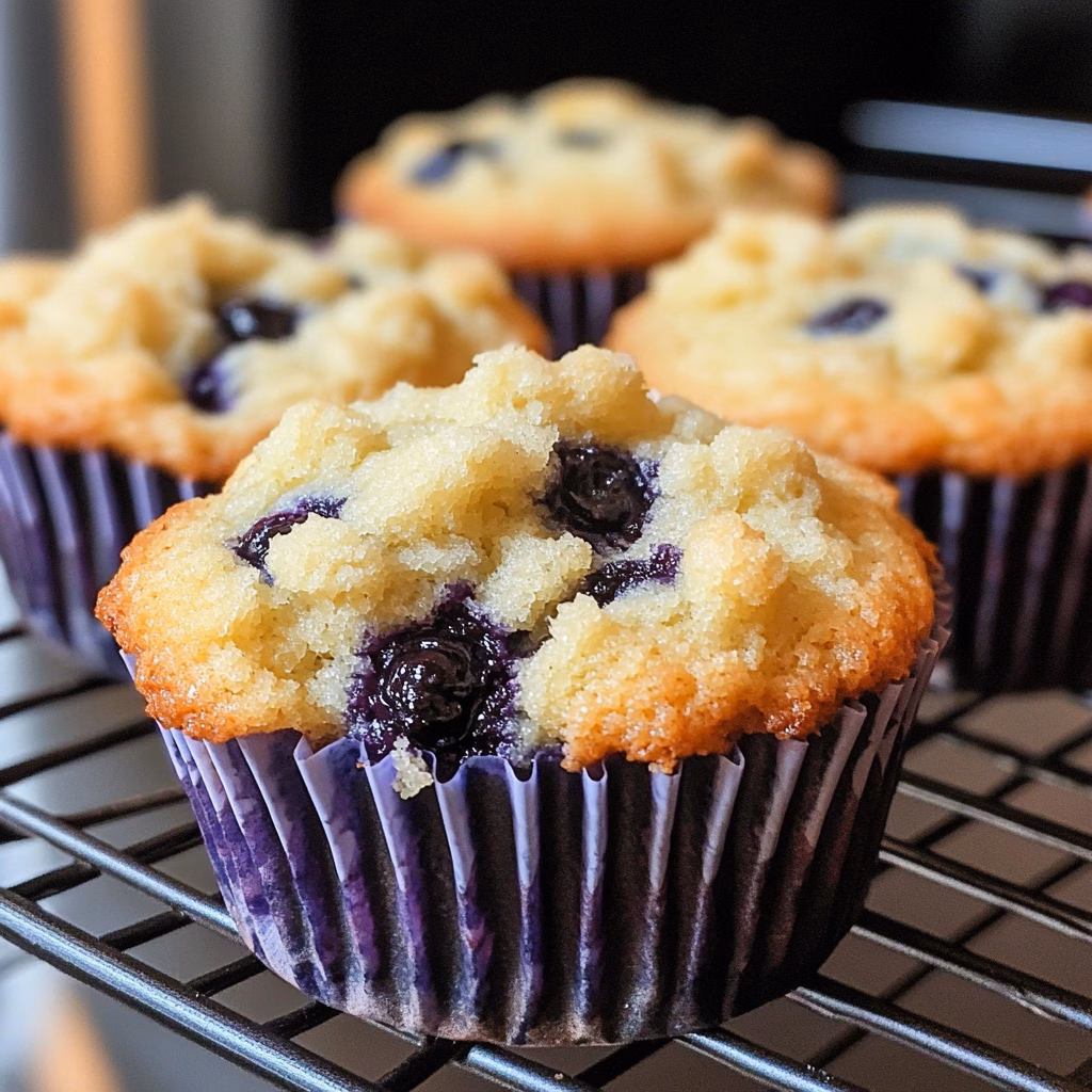 These Bakery Style Lemon Blueberry Muffins burst with fresh blueberries and zesty lemon flavor! Perfect for breakfast or a sweet snack, they're fluffy and topped with a delightful sugar crumble. Ready to impress? Save this recipe for your next brunch or coffee date! Enjoy the taste of homemade goodness today!
