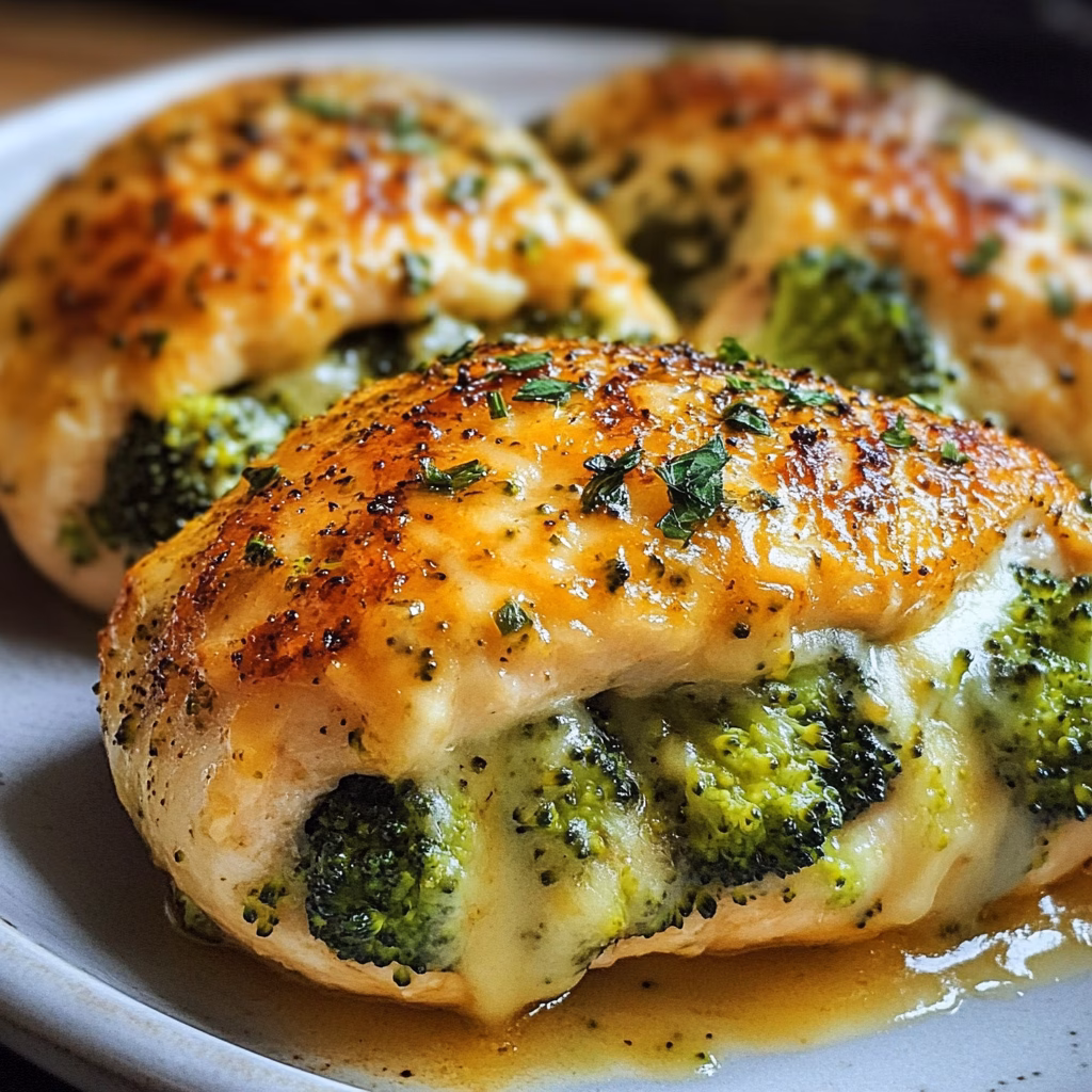Try this delicious Broccoli Cheddar Stuffed Chicken Breasts recipe! It's a perfect blend of tender chicken, creamy cheese, and nutritious broccoli. This filling dish is easy to make and packed with flavor, making it a great choice for a weeknight dinner. Don't miss out—save this pin and bring joy to your dinner table tonight!