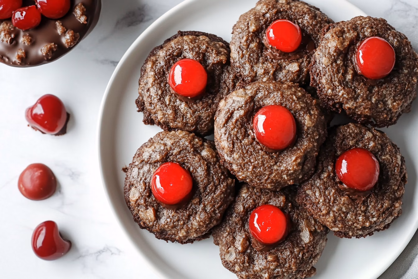 I love how these Cherry Chocolate Brownie Cookies blend rich chocolate with sweet cherries! The gooey texture and fruity burst make them a delightful treat. Save this recipe for your next baking session or special gatherings!