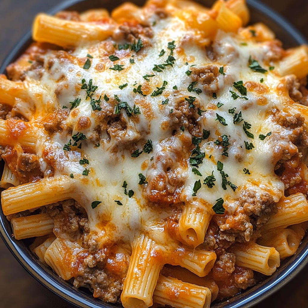 Craving a hearty meal? This Creamy Cheesy Meaty Ultimate Baked Ziti is packed with rich flavors and gooey cheese that will satisfy everyone at the table! Made with layers of pasta, savory ground beef, and a mix of creamy and melted cheeses, it’s perfect for family dinners or potlucks. Save this recipe and enjoy comfort food at its best!