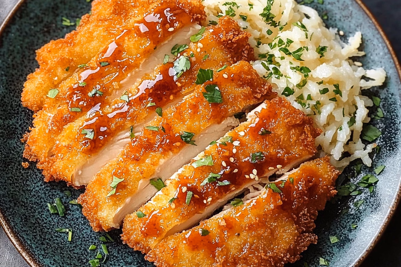 Get ready for a delicious twist on dinner with this Crispy Chicken Katsu recipe! Made with juicy chicken breasts coated in crunchy panko breadcrumbs, this dish is perfect for a quick weeknight meal. Serve it with rice and your favorite dipping sauce for an irresistible treat. Save this recipe for your next family gathering or comfort food night!