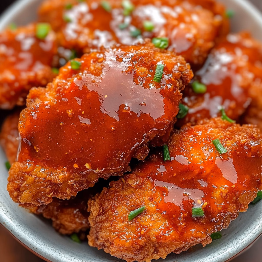 Indulge in this Crispy Hot Honey Chicken that's perfect for any meal! This delicious recipe combines the crunch of crispy chicken with a sweet and spicy honey glaze. Ideal for weeknight dinners or a fun family feast, it’s easy to make and absolutely mouth-watering. Try it today, save this pin for later, and bring excitement to your dinner table!