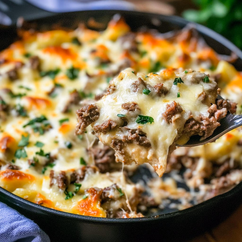 Get ready for a comforting dish that brings the classic Philly Cheese Steak flavors right to your table! This Philly Cheese Steak Casserole features tender beef, peppers, onions, and gooey cheese, all baked to perfection. Perfect for family dinners or game day gatherings, save this recipe to whip up a satisfying meal everyone will love!