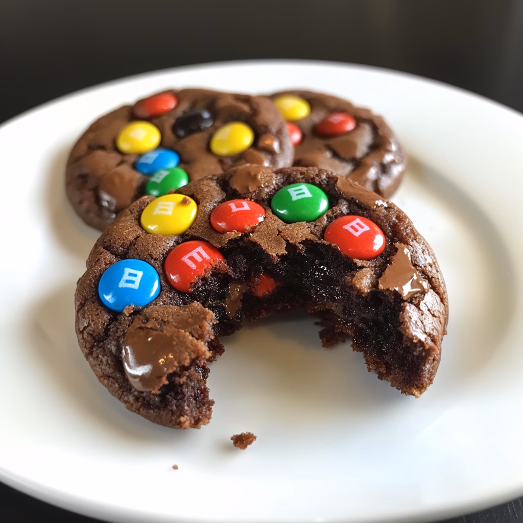Indulge in these Soft Chocolate M&M Cookies! They're perfect for satisfying your sweet cravings while being super easy to make. With gooey chocolate and colorful M&M's in every bite, these cookies are a hit for all ages. Ready to treat yourself? Save this pin and try the recipe today!
