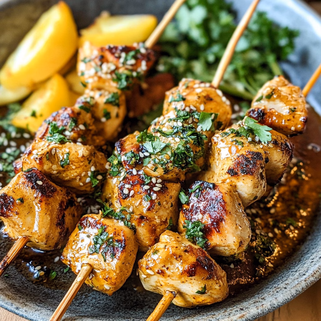 Spice up your next barbecue with these Cowboy Butter Chicken Skewers! Juicy chicken marinated in a flavorful cowboy butter sauce makes for a delicious, easy-to-make dish that everyone will love. Perfect for summer cookouts or family gatherings, these skewers are sure to impress. Save this recipe for your next outdoor feast!