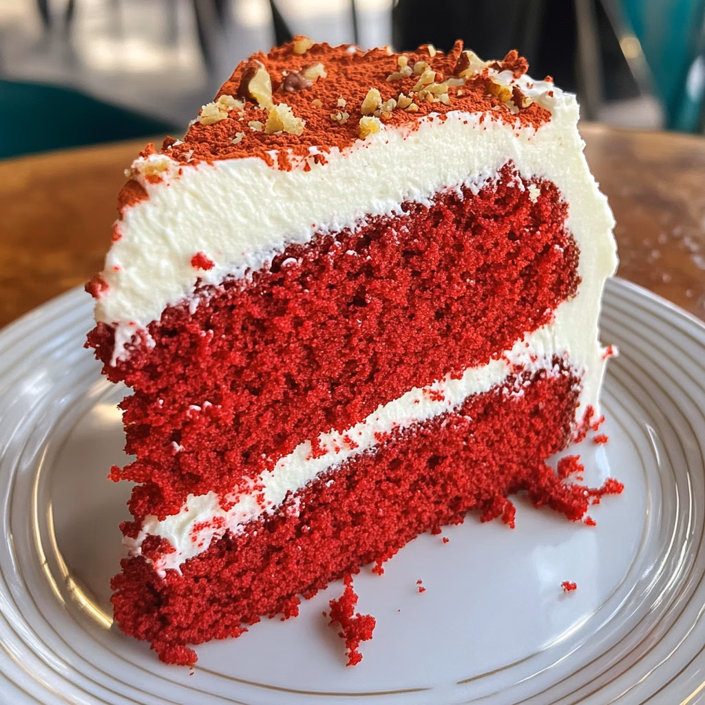 Looking to impress with a classic favorite? This Red Velvet Cake is the perfect blend of rich cocoa flavor and vibrant color. It features a moist texture topped with creamy cream cheese frosting that everyone loves. Perfect for birthdays, anniversaries, or just because! Save this recipe for your next special occasion and treat yourself to a slice of happiness.