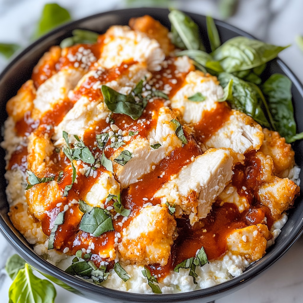 Looking for a satisfying meal that packs a protein punch? This High Protein Chicken Parm Cottage Cheese Bowl features tender chicken breast, zesty marinara sauce, and creamy cottage cheese for a delightful twist on classic chicken parmesan. Perfect for lunch or dinner! Save this recipe to impress your family or meal-prep for the week ahead!