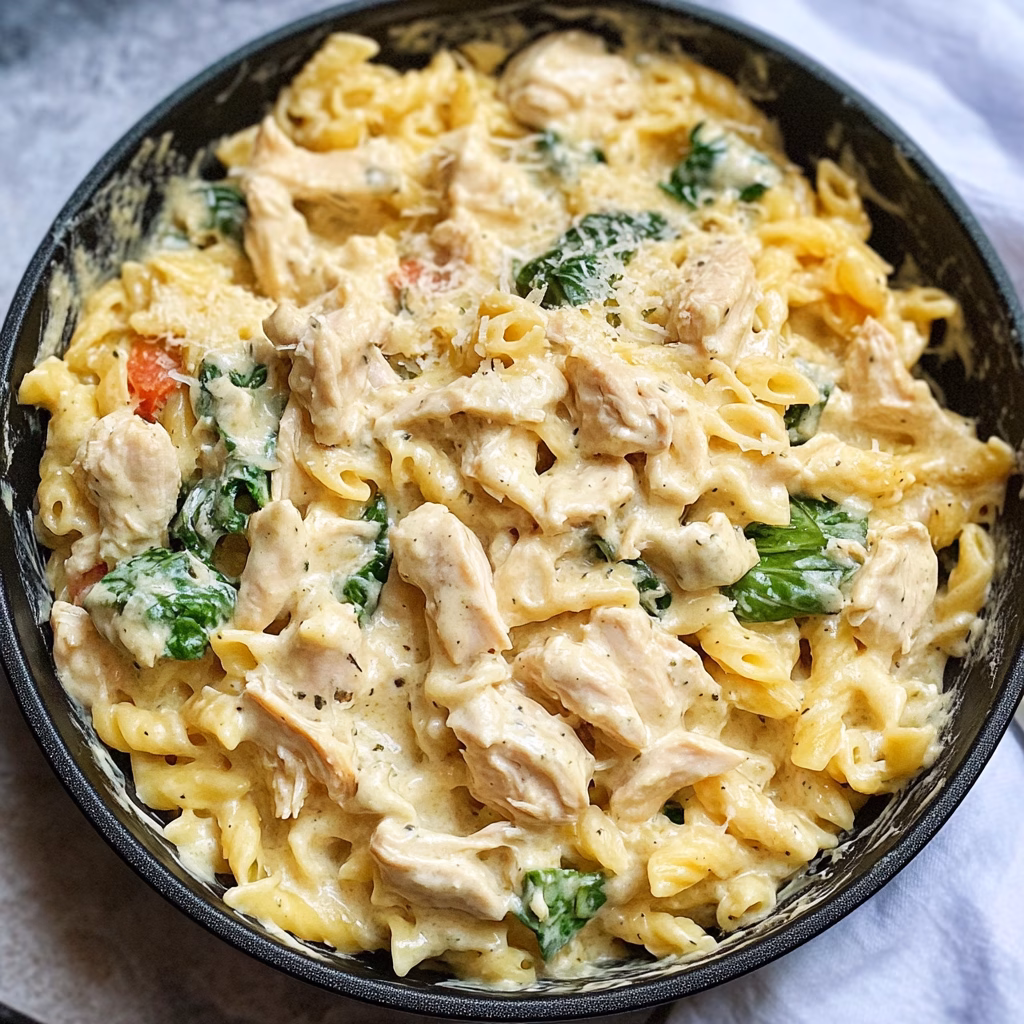 Creamy, comforting, and totally guilt-free, this Paleo Chicken Alfredo Pasta is your new favorite weeknight dinner! Made with zoodles and a rich, dairy-free Alfredo sauce, it's perfect for satisfying your pasta cravings without the carbs. Save this easy recipe for busy nights or cozy gatherings—everyone will love it!