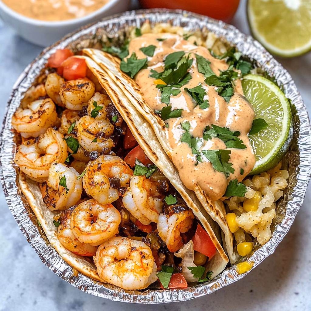 Get ready to enjoy a delicious Shrimp Burrito that’s bursting with flavor! This easy-to-make recipe features succulent shrimp, zesty lime, and fresh veggies wrapped in a warm tortilla. Perfect for weeknight dinners or casual gatherings, it’ll be a hit with everyone. Save this recipe for your next flavorful adventure! 🌯✨