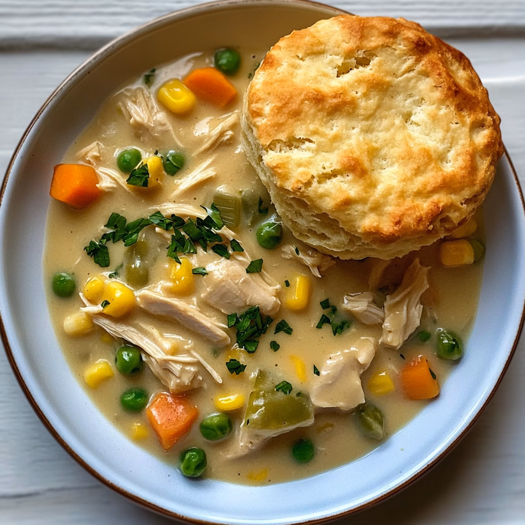 Warm up your mealtime with this comforting Slow Cooker Chicken Pot Pie! Packed with tender chicken, vibrant vegetables, and rich creamy sauce, it’s perfect for busy evenings. Just toss everything into the slow cooker and let it do the magic! Save this recipe for a cozy family dinner or a night in with friends!