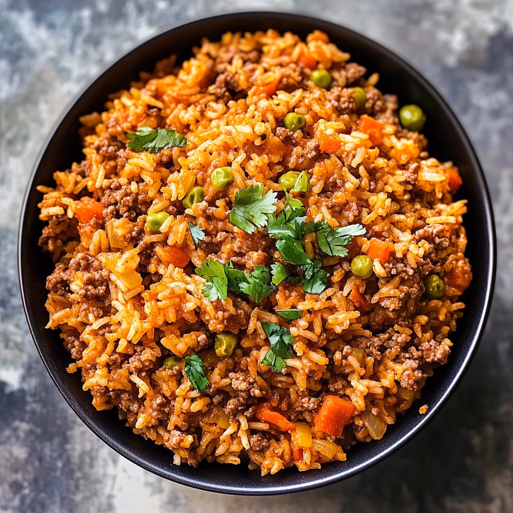 Looking for a hearty meal? This Spanish Rice with Ground Beef is a must-try! Bursting with flavor from spices, tomatoes, and tender beef, it’s perfect for weeknight dinners. Quick and easy to make, this dish will satisfy the whole family. Save this recipe for a delicious and filling meal any time! Perfect for busy nights or gatherings!