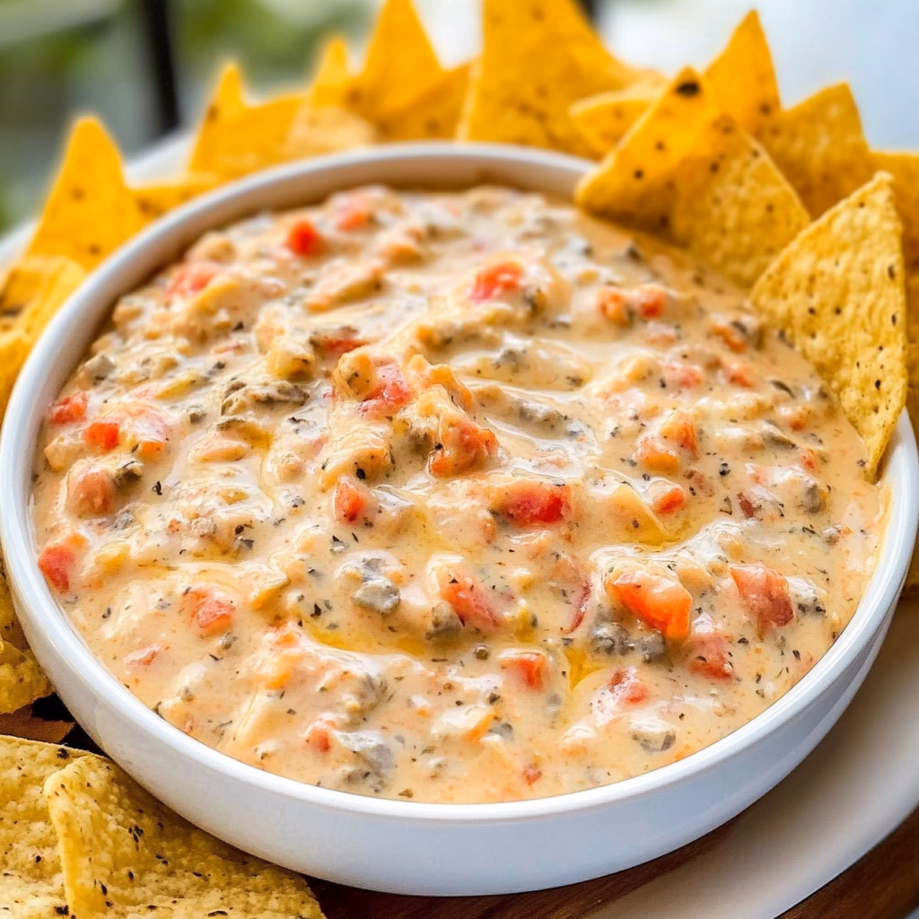 Get ready to enjoy the ultimate Boat Dip, featuring the classic combination of creamy cheese and zesty Rotel tomatoes! This flavorful ranch dip is perfect for gatherings with friends or family. Quick and easy to make, it's a crowd-pleaser that pairs beautifully with chips, veggies, or pretzels. Save this easy recipe for your next party or game day!