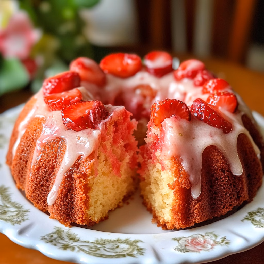 This Easy Strawberry Pound Cake is a delightful twist on a classic dessert! Loaded with fresh strawberries and a buttery, moist texture, it's perfect for any gathering or just a sweet treat at home. With simple ingredients and straightforward steps, you can impress your family and friends in no time. Save this recipe for your next picnic or summer gathering!