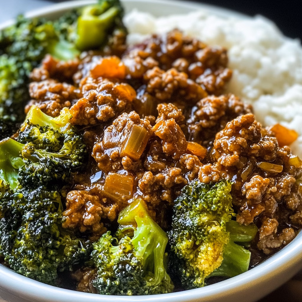 Looking for a quick and delicious dinner? This Honey Garlic Ground Beef and Broccoli is the perfect meal! With tender ground beef coated in a sweet and savory sauce paired with vibrant broccoli, this dish is a weeknight winner. Save this recipe for busy nights and impress your family or friends with minimal effort!