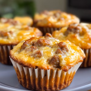Start your day with fluffy Sausage Breakfast Muffins that are packed with flavor! These easy-to-make muffins combine savory sausage and cheese, making them the perfect grab-and-go breakfast. Ideal for busy mornings or brunch gatherings. Don’t forget to save this recipe for a delicious start to your day!