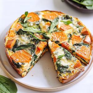 Kickstart your day with this delicious sweet potato and spinach frittata! Packed with protein and vibrant flavors, it’s a perfect breakfast or brunch dish. The creamy eggs blend beautifully with tender sweet potatoes and fresh spinach. Save this recipe for a nutritious morning treat that will impress family and friends! Great for meal prep too!
