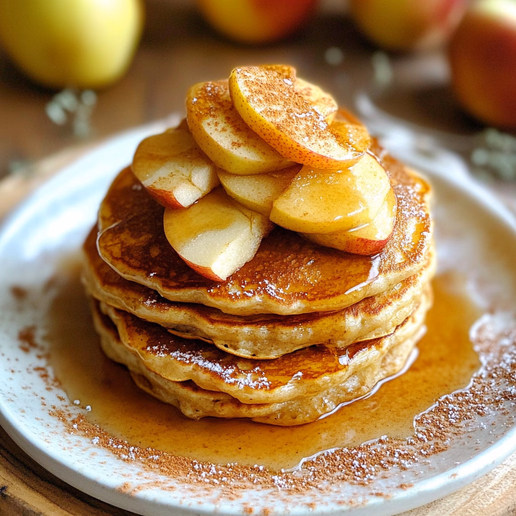 Start your mornings with these delightful Apple Yogurt Pancakes! Fluffy, moist, and bursting with sweet apple goodness, they’re perfect for a cozy brunch or a quick weekday breakfast. Made with wholesome ingredients, these pancakes are not only delicious but also nutritious. Save this recipe for an easy and satisfying meal that the whole family will love!