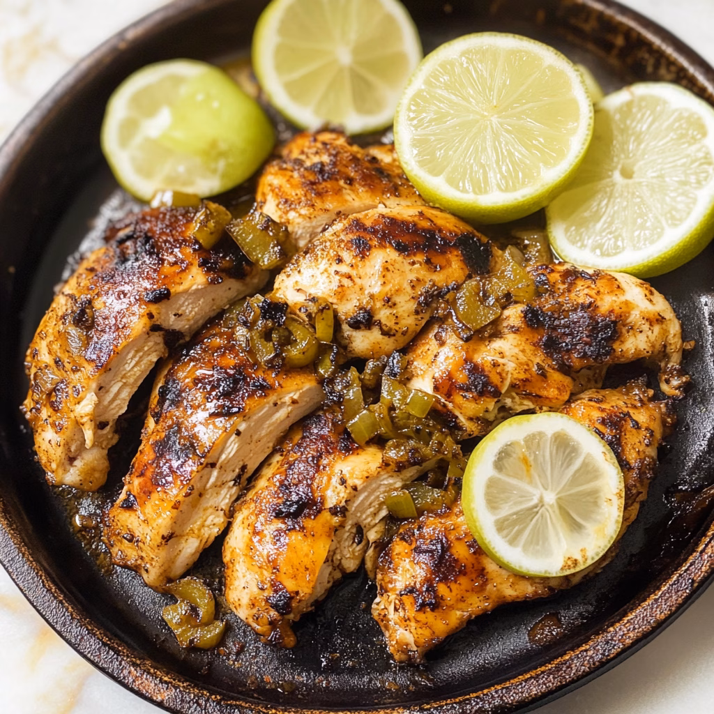 Enjoy the vibrant flavors of Cuban Pollo A La Plancha with this simple griddled chicken breast recipe! Bursting with zesty citrus and garlic, this dish is perfect for a quick weeknight dinner or weekend gatherings. Pair it with rice and beans for a classic meal. Save this recipe for a flavorful twist on chicken that's sure to delight your family and friends!