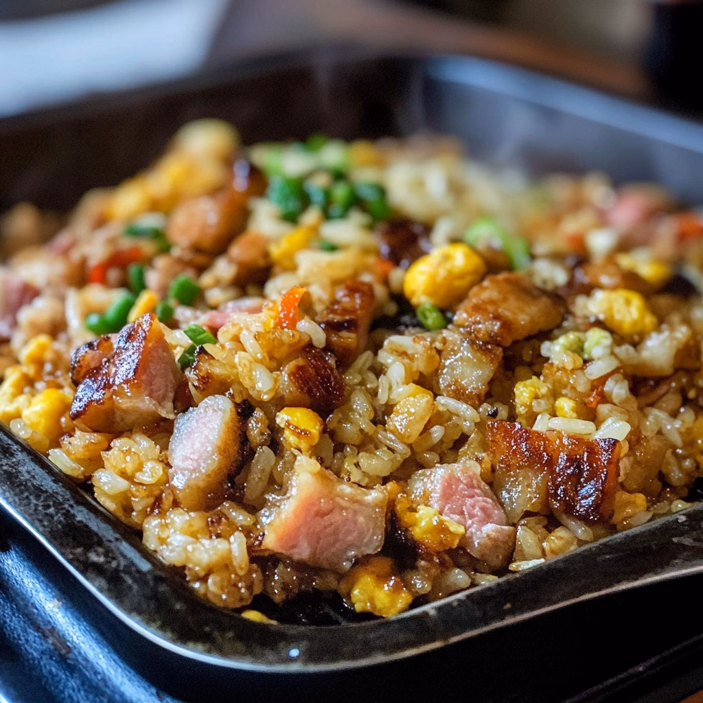 Get ready to bring the delicious flavors of a hibachi grill to your kitchen with this Hibachi-style Griddle Pork Fried Rice! Featuring tender pork, vibrant vegetables, and perfectly cooked rice, this dish is all about comfort and satisfaction. Perfect for family dinners or meal prepping, be sure to save this recipe for an easy weeknight dinner that everyone will love!
