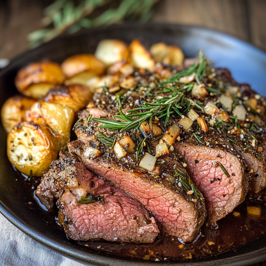 Juicy, tender, and bursting with flavor, this Rosemary and Garlic Roast Beef is the perfect centerpiece for your next family gathering or special occasion. With fragrant herbs and rich garlic notes, it’s sure to impress your guests. Save this recipe now for a delicious roast that will elevate any meal! Ideal for holidays or weekend feasts.