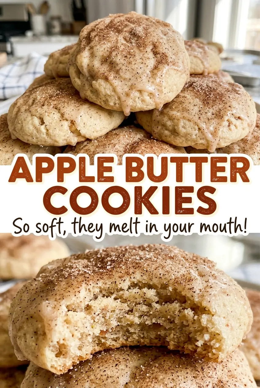 Apple Butter Cookies tender warmly spiced