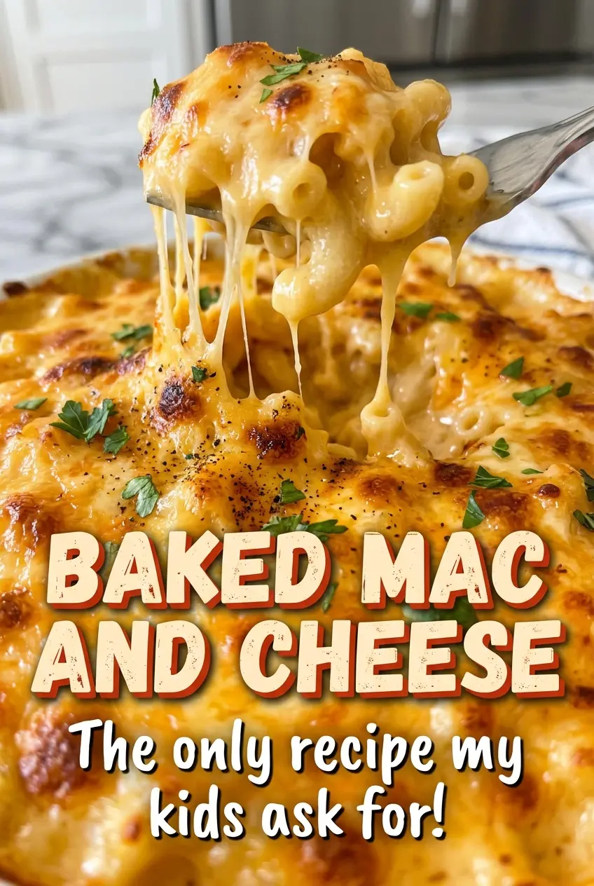 Baked Mac and Cheese creamy cheddar bake