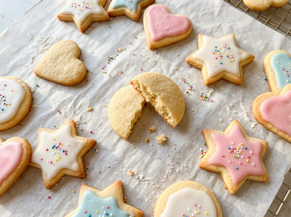 Cut Out Sugar Cookies tender golden edges