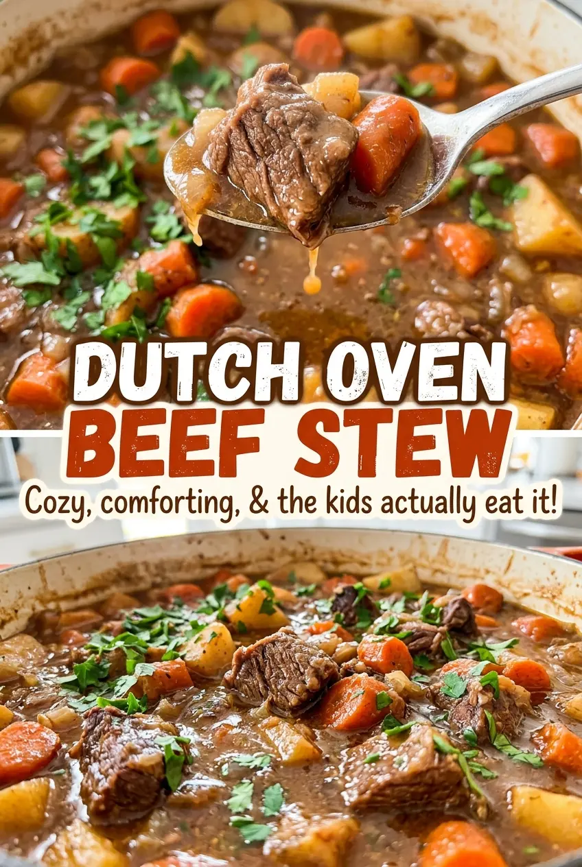 Dutch Oven Beef Stew, rich and comforting