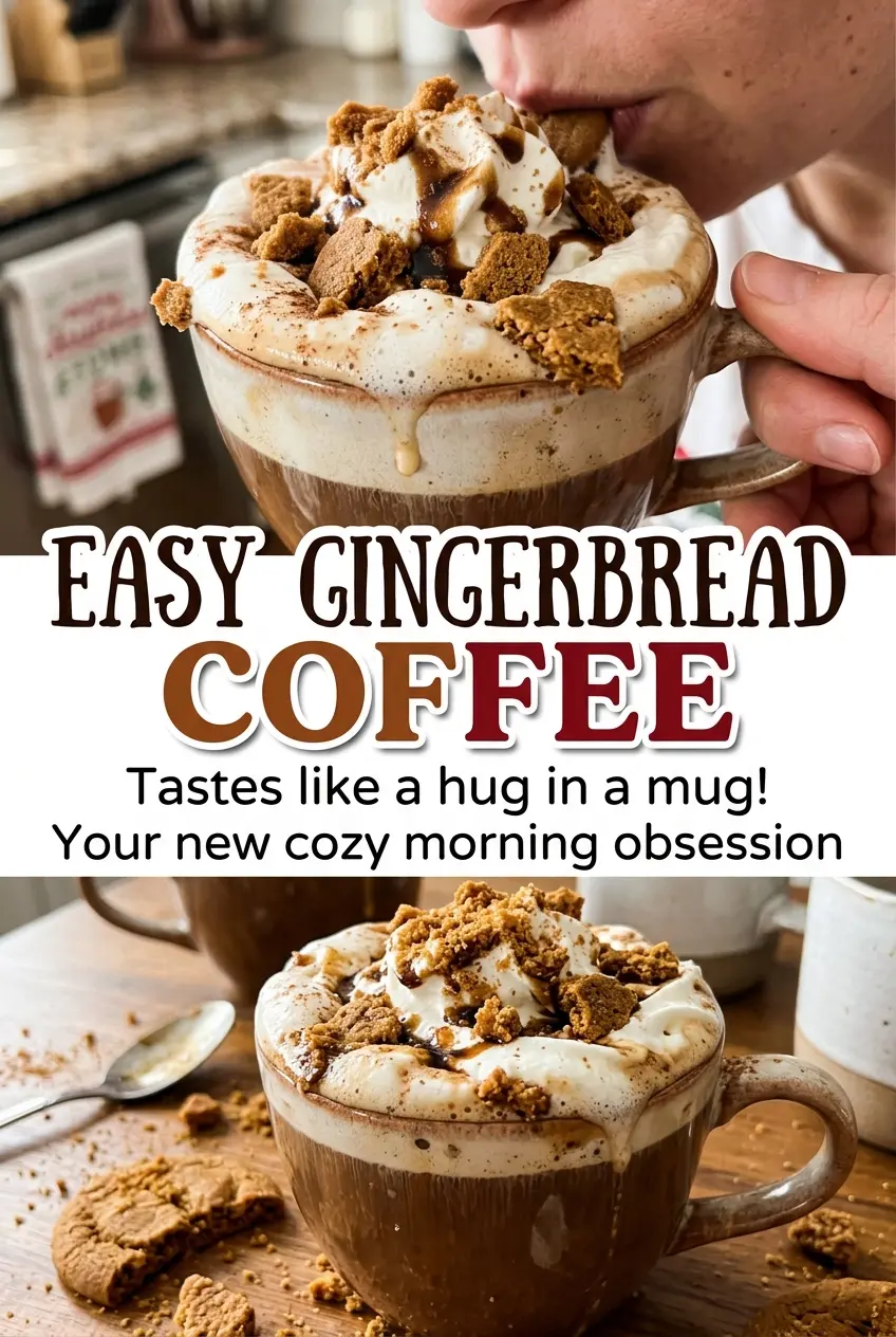 Easy Gingerbread Coffee rich cozy mug