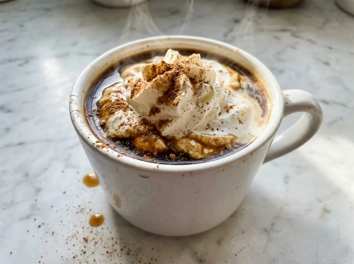 Easy Gingerbread Coffee warm spiced drink