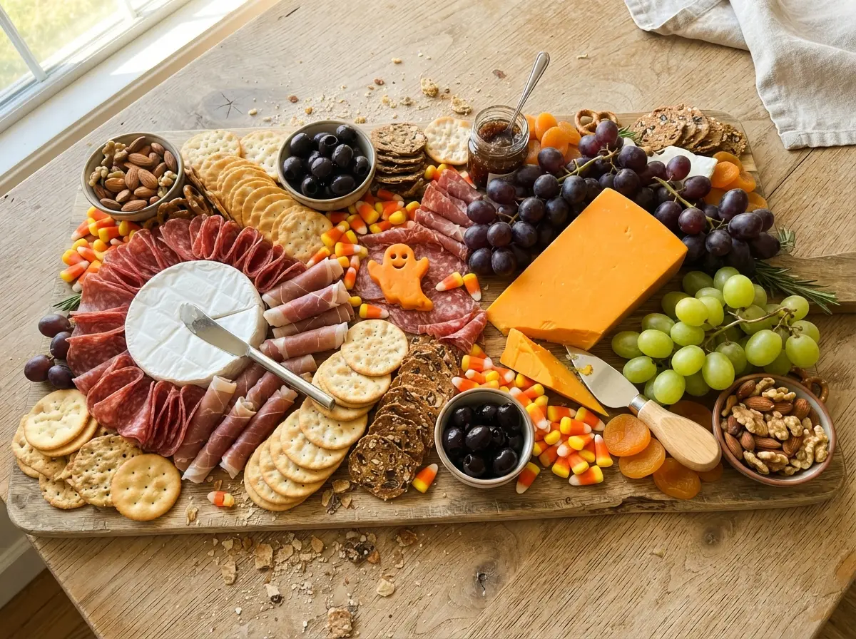 Halloween Charcuterie Board festive snack spread