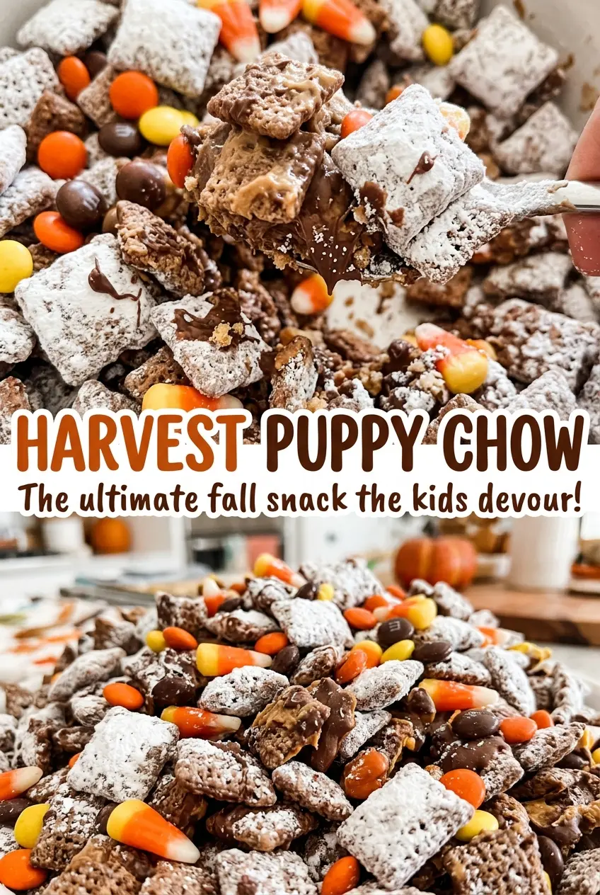 Harvest Puppy Chow crunchy chocolate cereal