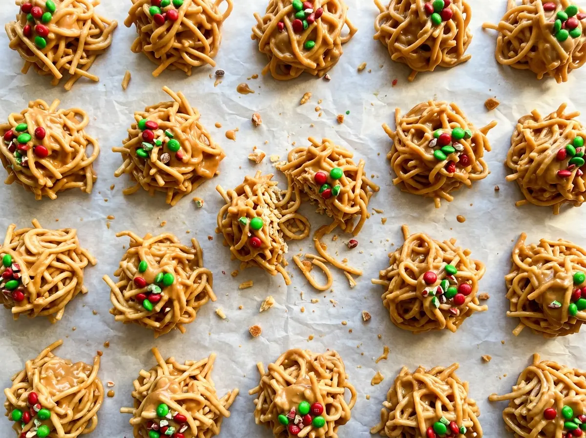 Holiday Haystacks crunchy butterscotch clusters