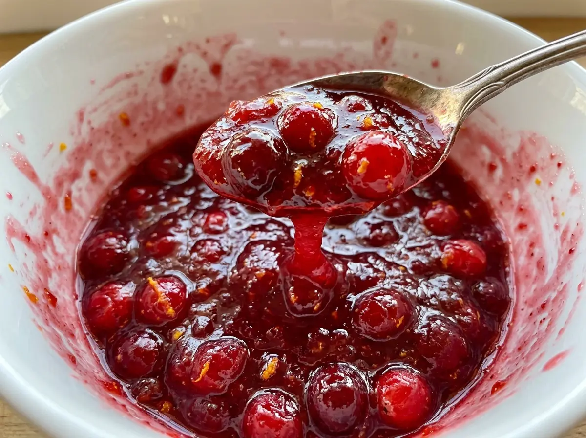 Ina Garten Make Ahead Cranberry Sauce glossy ruby
