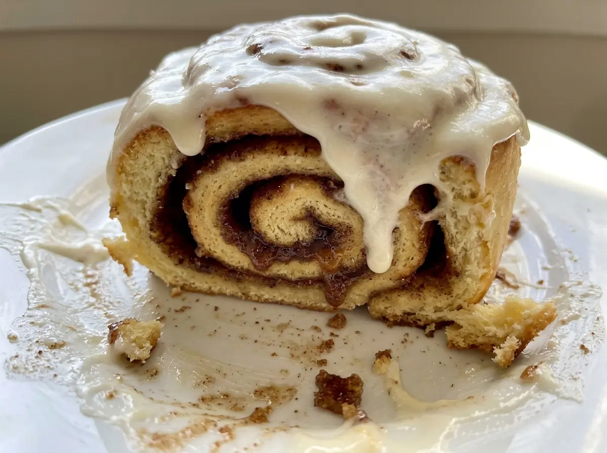 Jumbo Cinnabon Cinnamon Rolls golden spirals