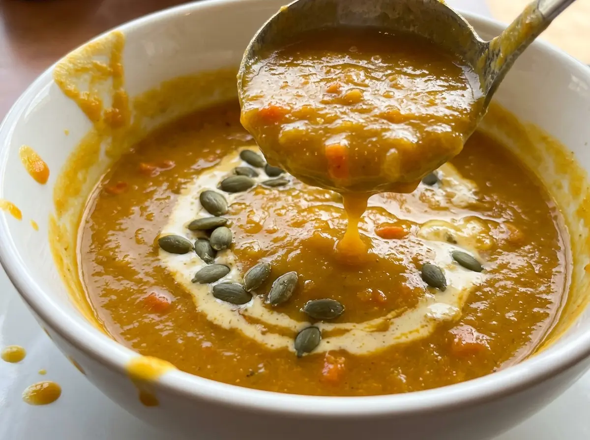 Panera Autumn Squash Soup creamy golden