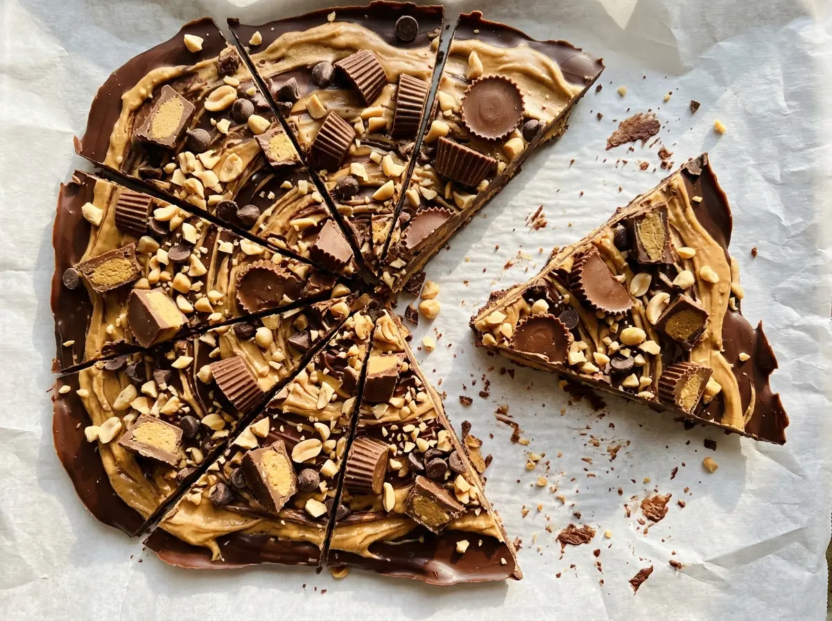 Reeses Bark chocolate peanut butter candy