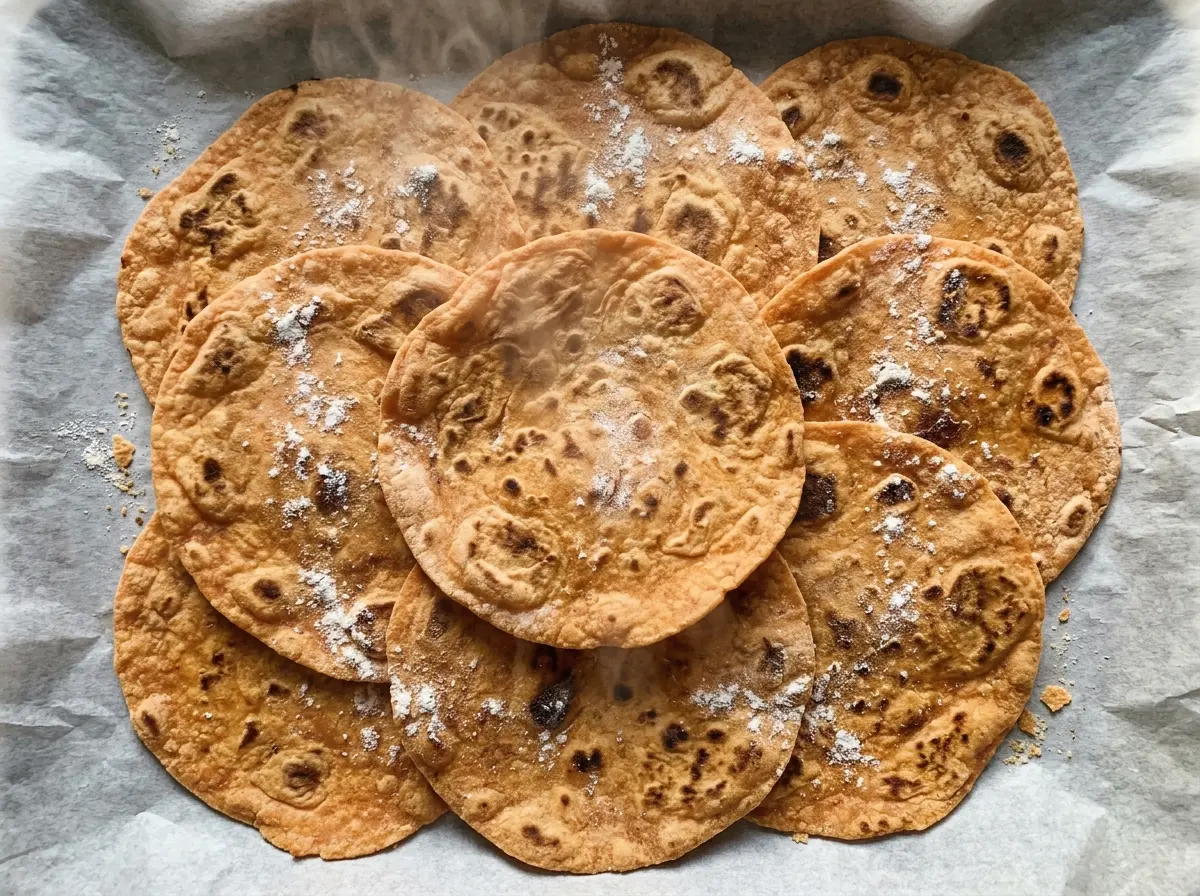 Sweet Potato Tortillas soft golden rounds